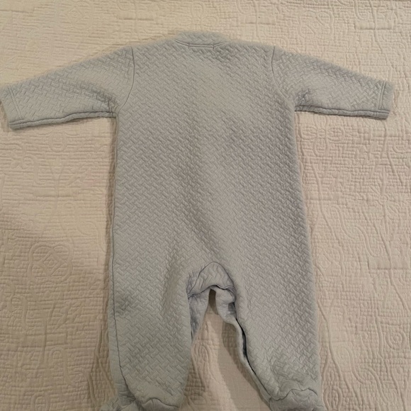 Kissy Kissy Light Blue Quilted Footie - Picture 2 of 5